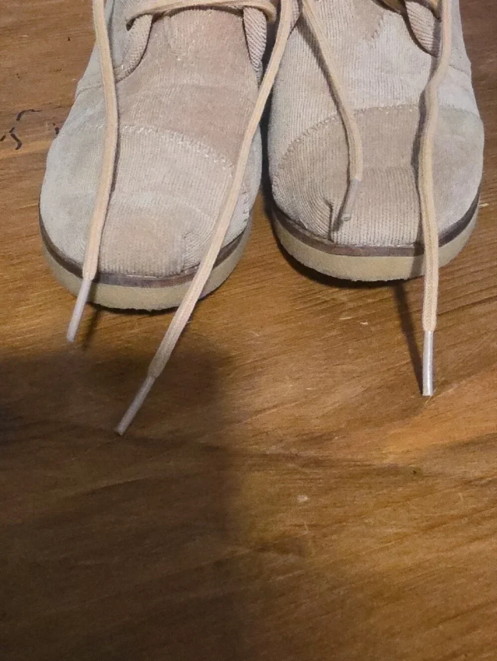 Toms Women's Chukka Boots in Tan Canvas, W 8.5